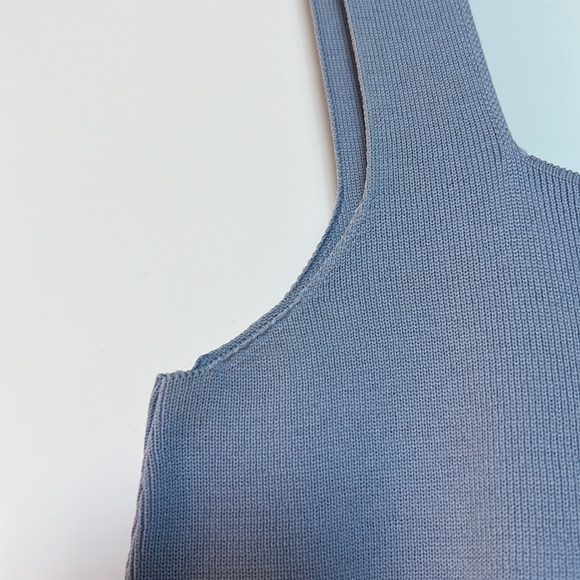 Zara light blue knit dress in M - Picture 4 of 4